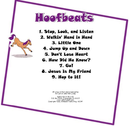 Hoofbeats I song list